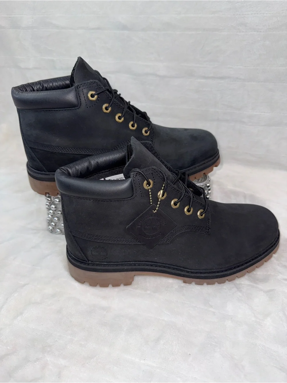 🖤 Timberland Rockaway Chukka Boots Black Nubuck Sz 10M/11.5W TB0A6F85 🥾